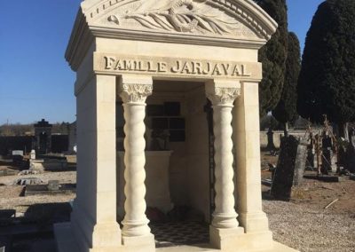 restauration monument funeraire taille de pierre charente